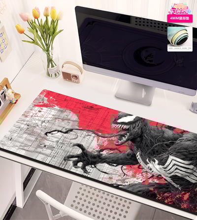 【週邊】阿喵畫社－紅底共生 毒液 裝飾畫4