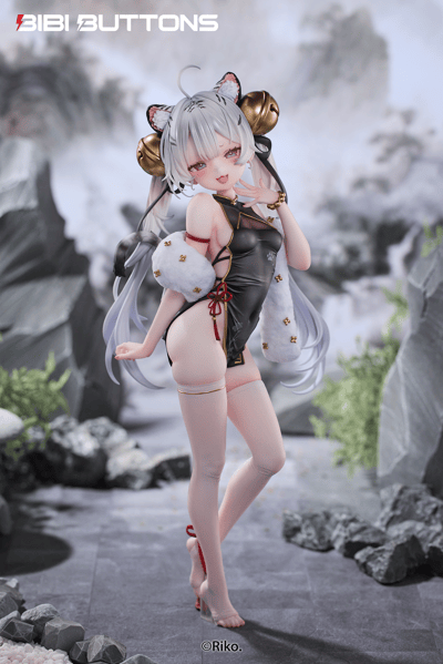 【正版授權】Bibi Buttons－虎嘯風生 白虎1