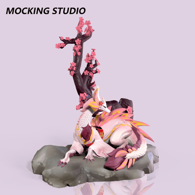 【魔物獵人】主意玩家-怪獵龍 娘系列和風浴衣泡狐龍4