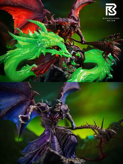 【魔獸世界】BRS 黑石工作室-五人小隊系列 第三彈 T6被遺忘者亡靈術士 門神扎昆3