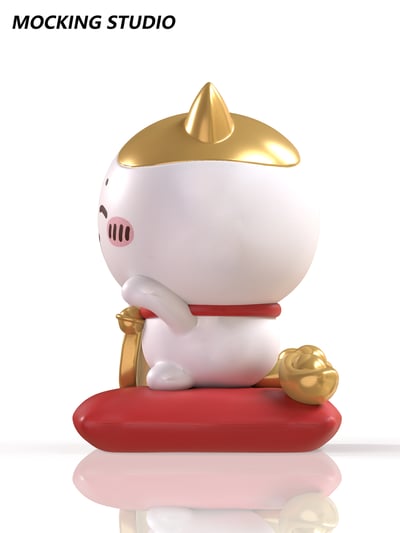 【吉伊卡哇】MOCKING STUDIO 主意玩家-招財小八2