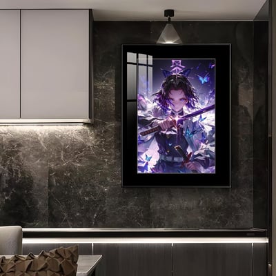 【週邊】橘子工作室－鬼滅之刃 持劍：蝴蝶忍 裝飾畫2