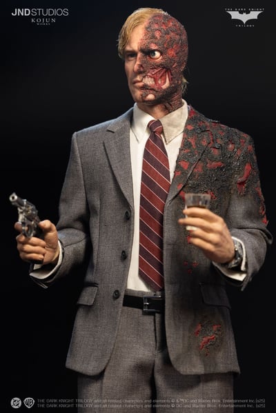 【正版授權】JND STUDIOS-蝙蝠俠黑闇騎士 雙面人 哈維丹特10