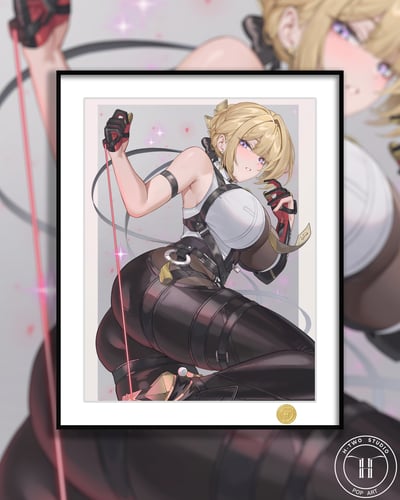 【週邊】H2工作室-伊芙琳絕區零Evelyn伊芙裝飾畫1