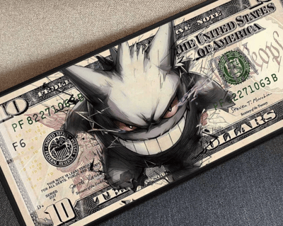 【週邊】千鳥社-美元潮流招財裝飾畫1