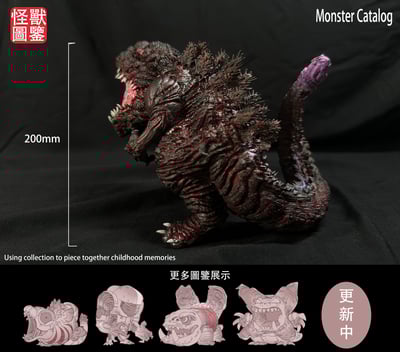 【哥吉拉】模咖造物-ATM怪獸圖鑑系列 第一彈 哥吉拉第四形態3