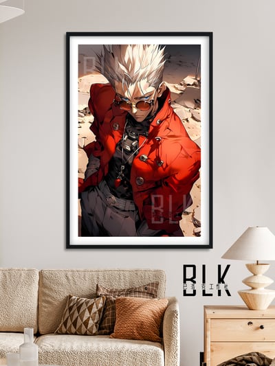 【週邊】巴洛克－槍神 人間颱風 裝飾畫4