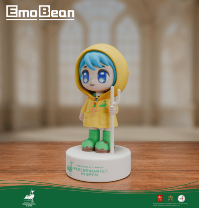 【正版授權】EmoBean-LUCE 梵蒂岡娃娃 2025世博會吉祥物3