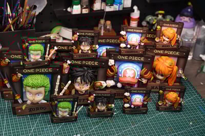 【海賊王】E2 Studio-海賊王幼崽相框系列 魯夫 喬巴 索隆 娜美（海外現貨）1