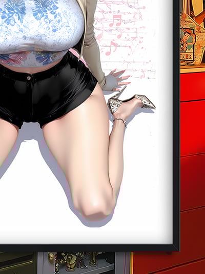 【週邊】巴洛克－美麗新世界 羅素麗 裝飾畫&冰箱貼3