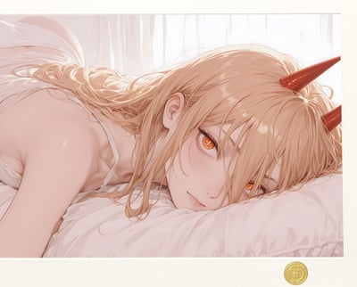 【週邊】H2工作室－電鋸人 血之魔人 睡衣帕瓦 裝飾畫4