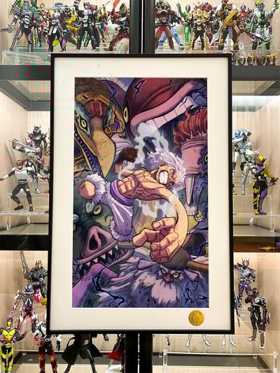 【週邊】星空工作室－海賊王 尼卡 vs 五老星 裝飾畫2