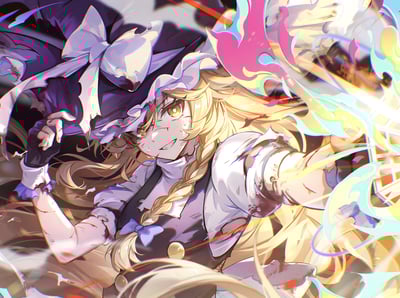 【週邊】H2工作室－東方Project 霧雨魔理沙 裝飾畫3