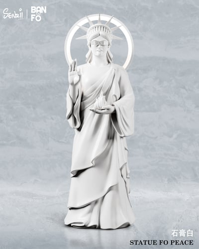 【原創授權】SENZII千紙 x BANFO萬佛-和平女神像 STATUE FO PEACE4