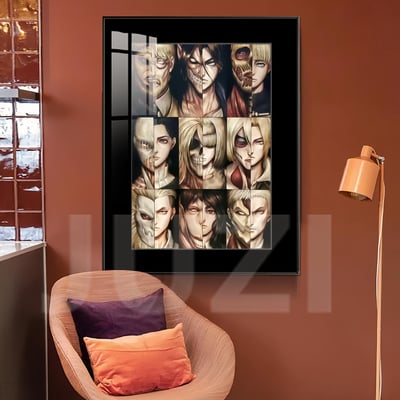 【週邊】橘子工作室－進擊的巨人 切片海報 彩色版 裝飾畫4