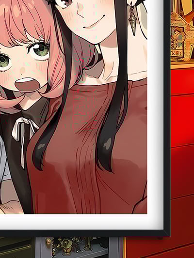 【週邊】巴洛克－間諜家家酒 約爾一家 裝飾畫 & 冰箱貼4