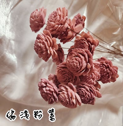 4-5cm太陽玫瑰索拉花帶花藝鐵絲10