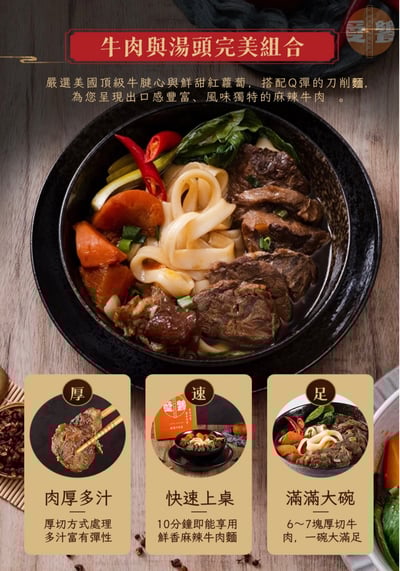 香辣牛肉麵禮盒(分享包)5