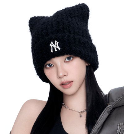 [預購1月] KARINA x MLB 貓耳毛帽 各色6