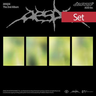 [預購6月/韓通/國際二補] aespa 正規二輯 韓國通路 專輯 LEMONADE9