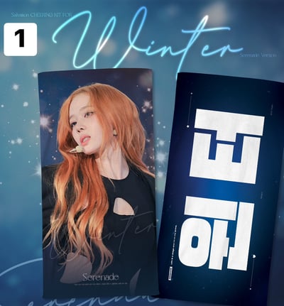 [預購5月] aespa WINTER 應援手幅 (站: Salvation)1