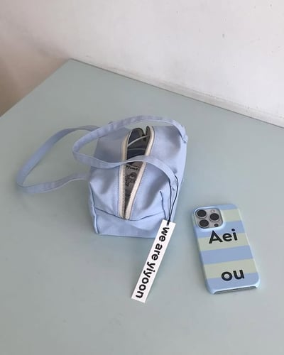 【weareyiyoon】Handy pouch｜素面帆布2
