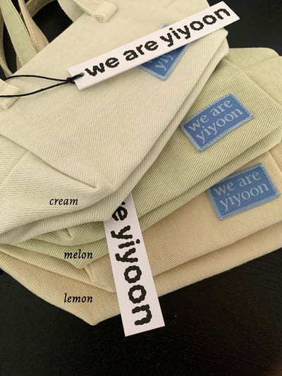 【weareyiyoon】Handy pouch｜素面帆布5
