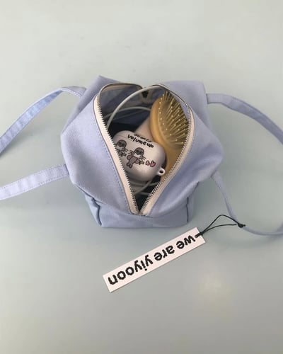 【weareyiyoon】Handy pouch｜素面帆布3