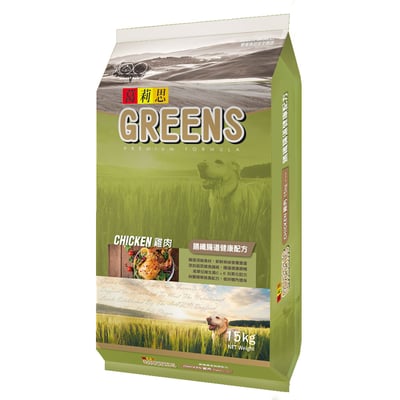 [葛莉思GREENS] 犬食-雞肉15kg(大包裝)2