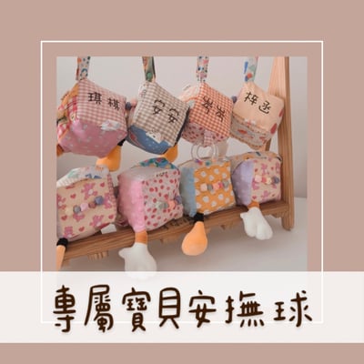 刺繡【 專屬寶貝安撫球 】1