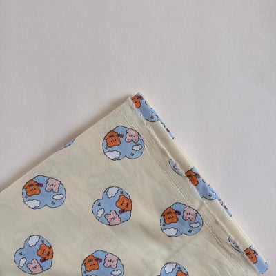 【 選布 】愛心熊兔揮揮手1