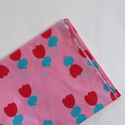 【 選布 】桃粉笑臉鬱金香1