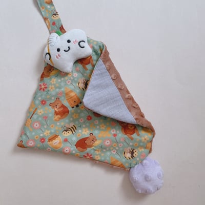 【 現貨 】娃娃安撫巾（啾啾球款）1