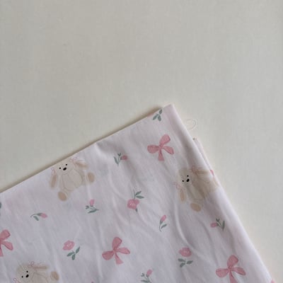 【 選布 】蝴蝶結大耳兔1