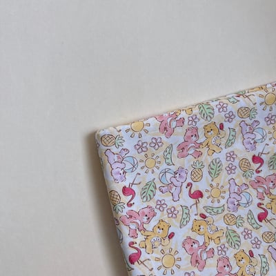 【 選布 】白底繽紛熊（加拿大加價布款）511