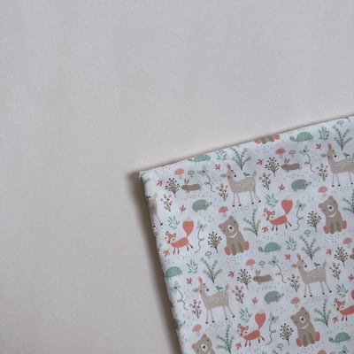 【 選布 】梅花綠熊熊 401