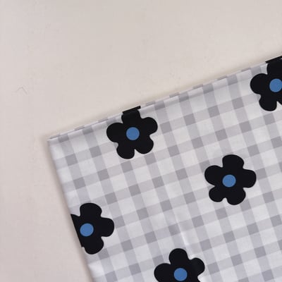 【 選布 】格子花 751