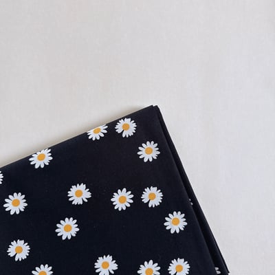 【 選布 】黑色小雛菊1