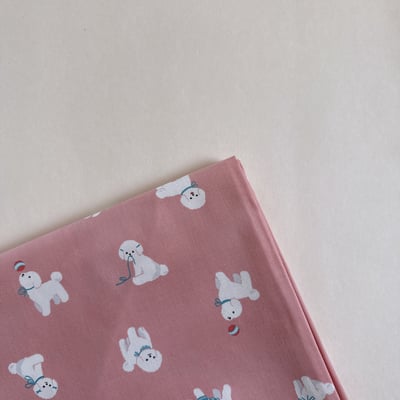 【 選布 】繩子比熊 - 下單備註顏色（薄荷綠/粉）2