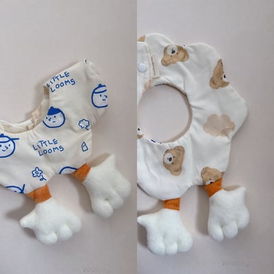 【 現貨 】白色腿腿 - 花兜1