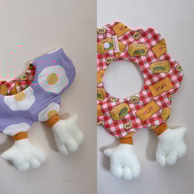 【 現貨 】白色腿腿 - 花兜1