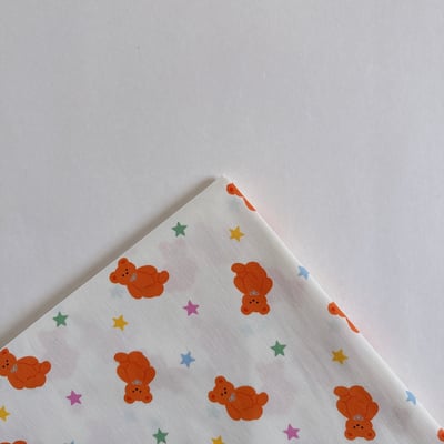 【 選布 】橘色星星泰迪1