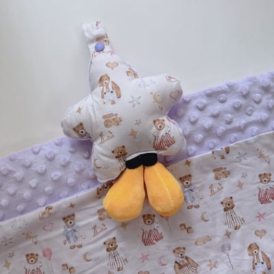 『 現貨 』安撫星星腳＋安撫毯 （六種花色）5