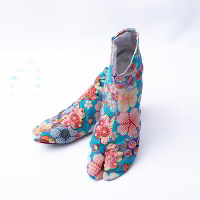 手工足袋：青花2