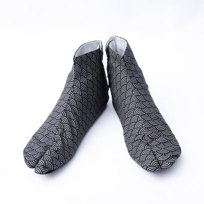 手工足袋：青海波5