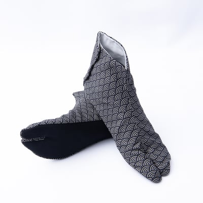 手工足袋：青海波2