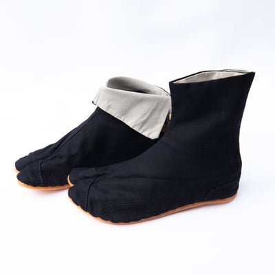 手工地下足袋：黑6