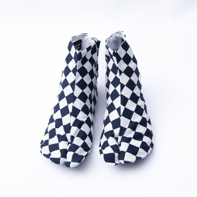 手工足袋：市松5