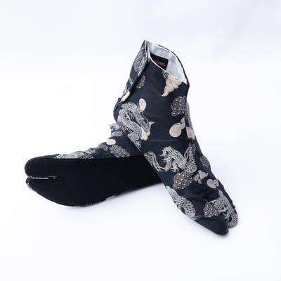 手工足袋：黑龍（訂製）2