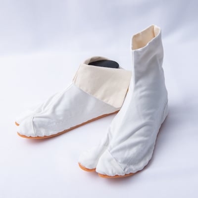手工地下足袋：白6